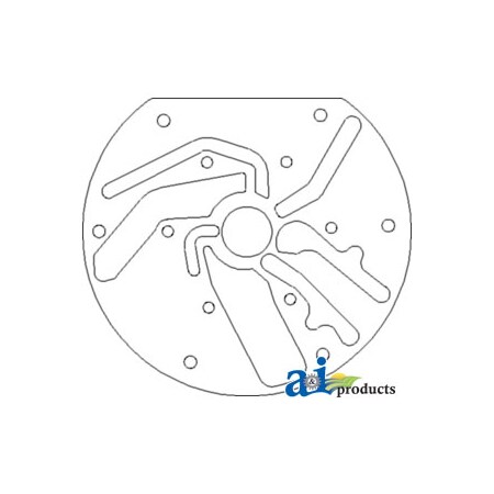 A & I Products Gasket, Trans. Clutch Oil Pump 10.5" x10.5" x0.2" A-R100234